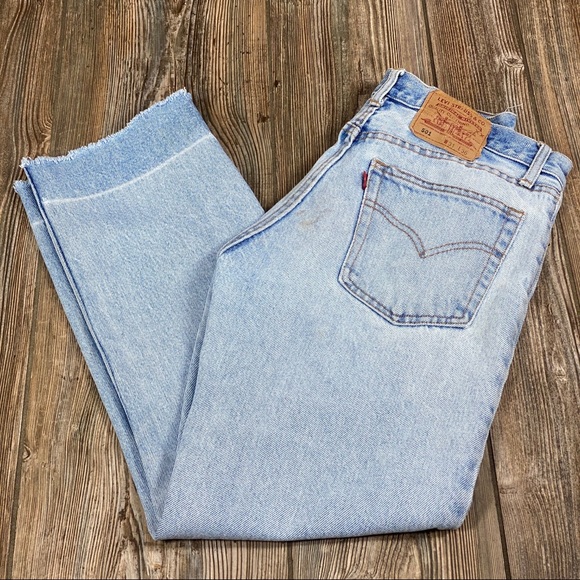 VTG 1997 Levi’s 501 Button Fly Denim Mom Jeans - Picture 9 of 10